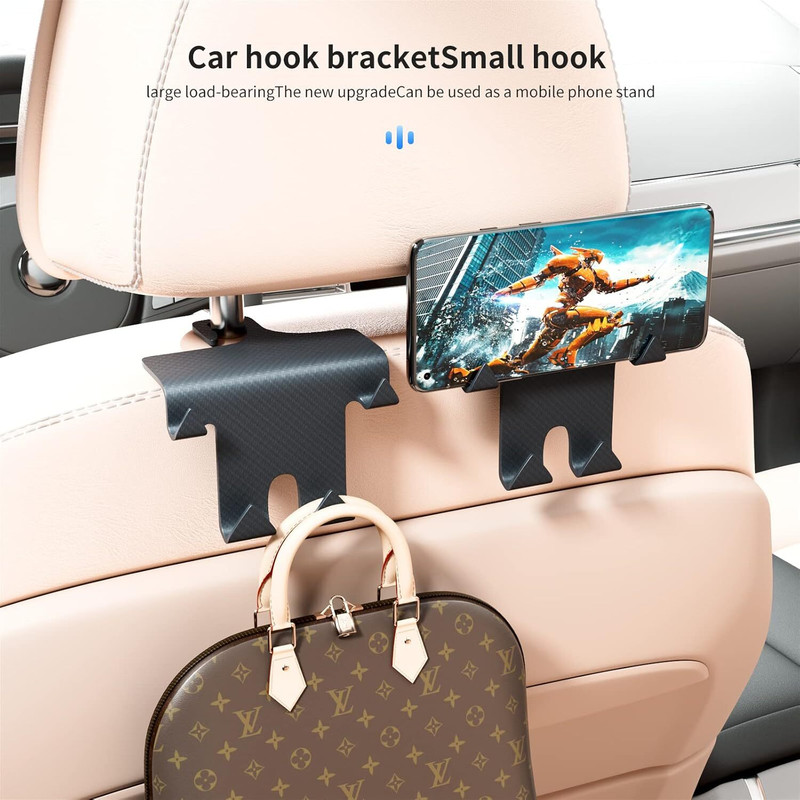 Modinity Car Seat Hook Pack Of 1 Car Handbag Purse Holder Hook Suit for Universal Vehicle Car Side Seat Catcher(0.5 L)