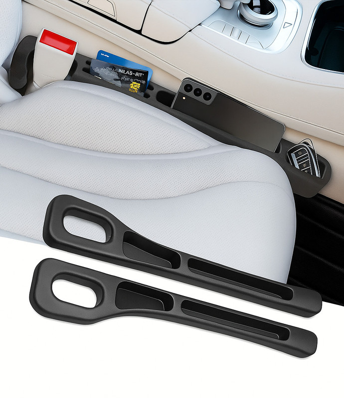 BLISSBORN Car Accessories for Phones, Keys, Coins, and More(2 pcs) Car Side Seat Catcher(0 L)