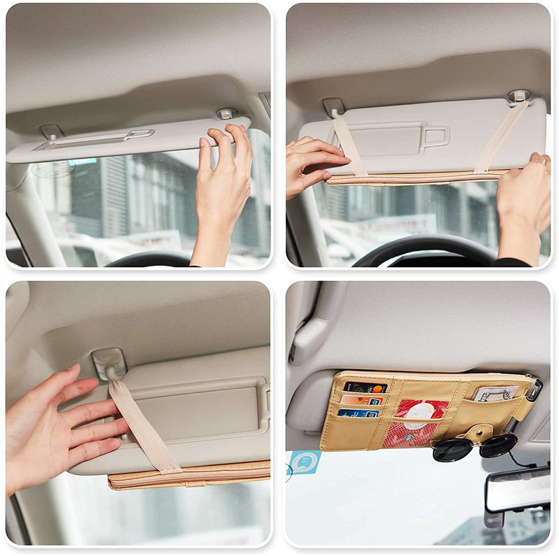 RIVIOX car storage Visor Pouch(Multicolor)