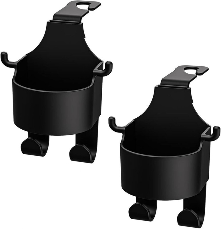 Amirate 3 in 1 Cup holder Car Headrest Backseat Organizer Car Single Pocket(0.5 L)