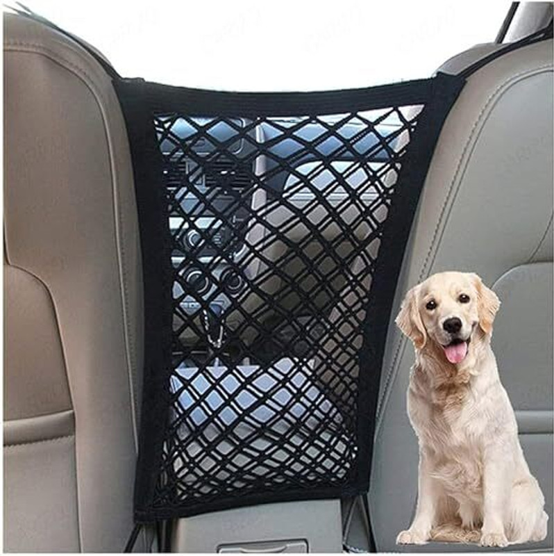 sukhdham Car Mesh Organizer Storage Netting Car Side Seat Catcher(4 L)