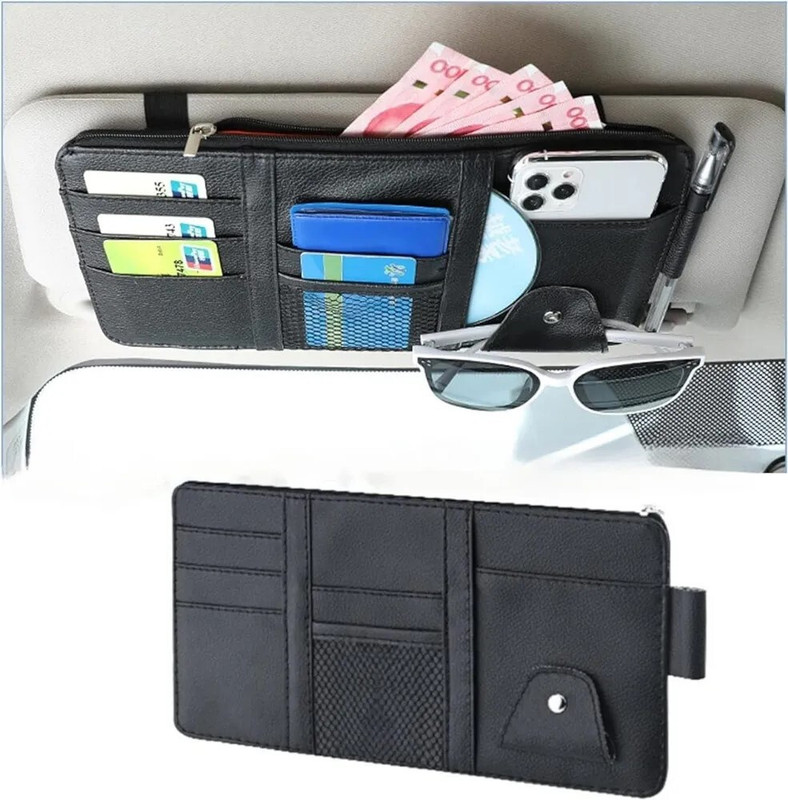 FF TRADERS Visor holder Car Multi Pocket(0 L)