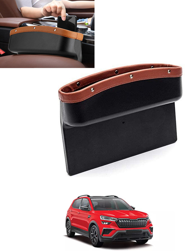 RKPSP Universal Front Seat Side Pocket For Car With Multipurpose Storage 167 Car Side Seat Catcher(0 L)