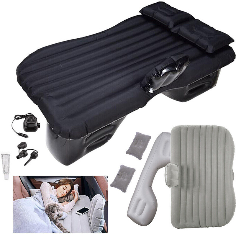 Bluejack Inflatable Car Bed Mattress Sofa with Two Air Pillows, Air Pump & Repair Kit Relaxing Travel,Outdoor Camping Car Inflatable Bed(Cruze, Thar, i10 Active, Alto 800, Accent, Creta, City, Sunny, Scorpio, Cruze, Fortuner, 370z, XUV)