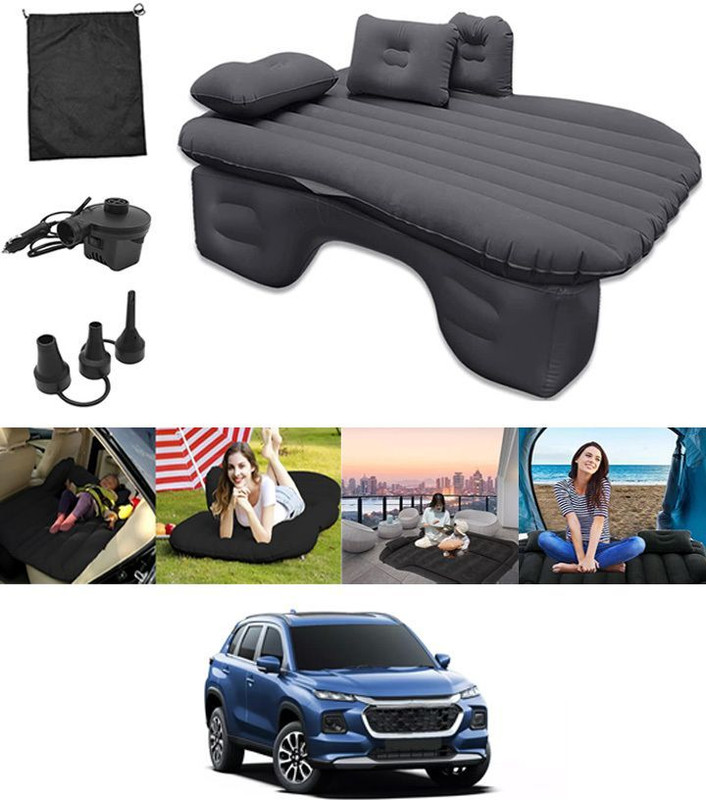 DHARU Black Inflatable-Bed DN16 Universal Fit Car Inflatable Bed Car Inflatable Bed(Grand Vitara)