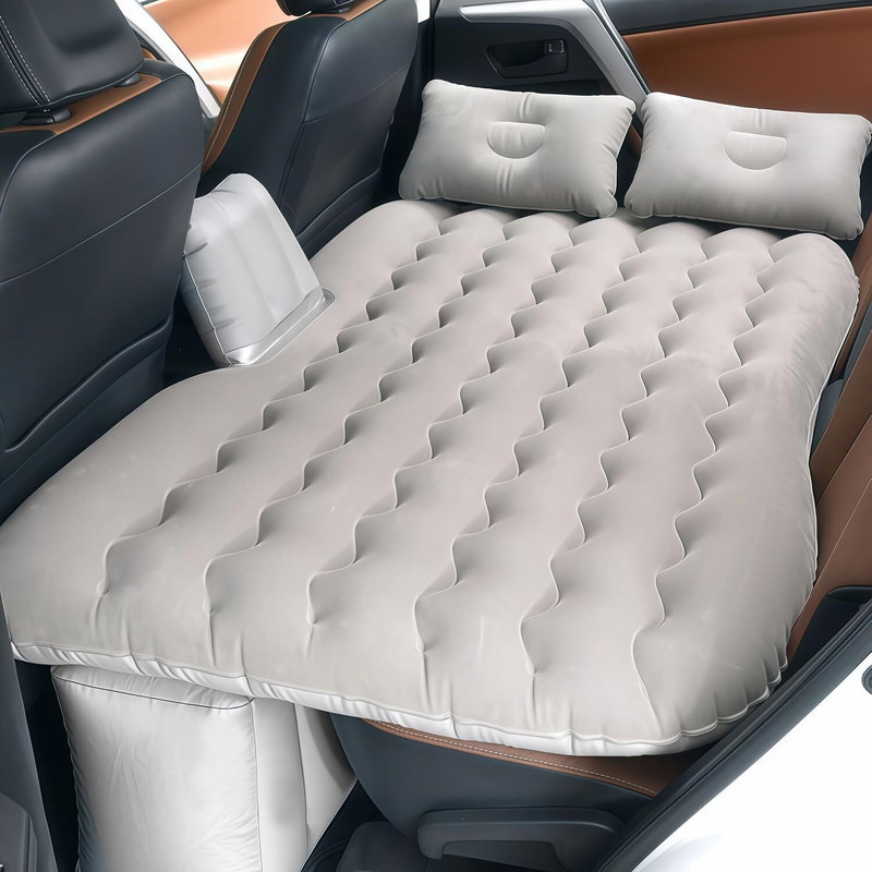 SUICUNE Portable Thickened Car Travel Camping Sleeping Air Mattress Blow Up Bed Portable Thickened Car Travel Camping Sleeping Air Mattress Blow Up Bed Car Inflatable Bed