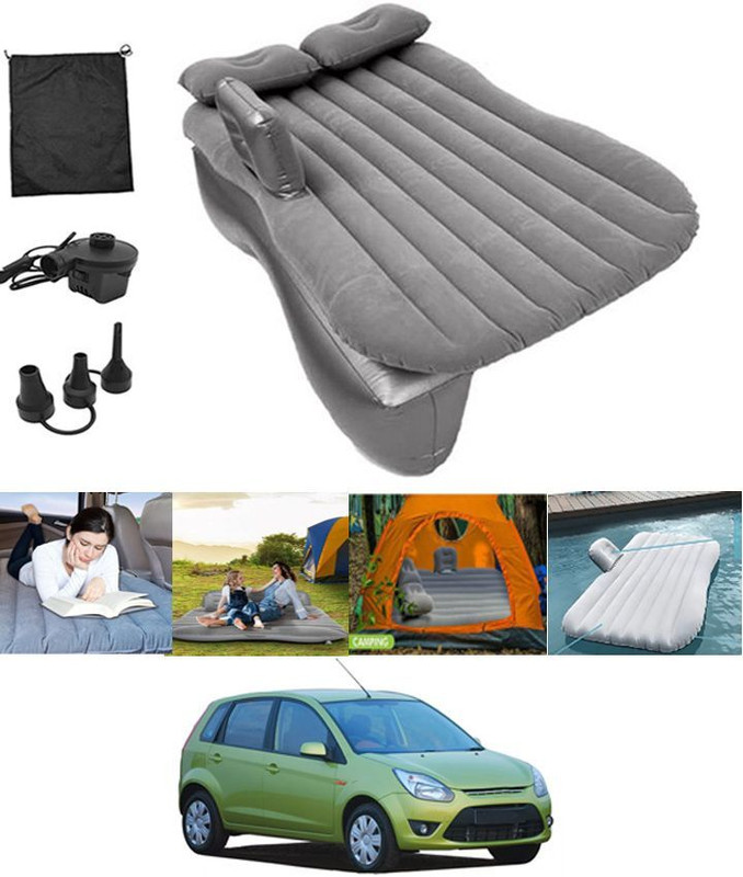 DHARU Grey Car Inflatable Mattress DRN27 Universal Fit Car Inflatable Bed Car Inflatable Bed(Figo)