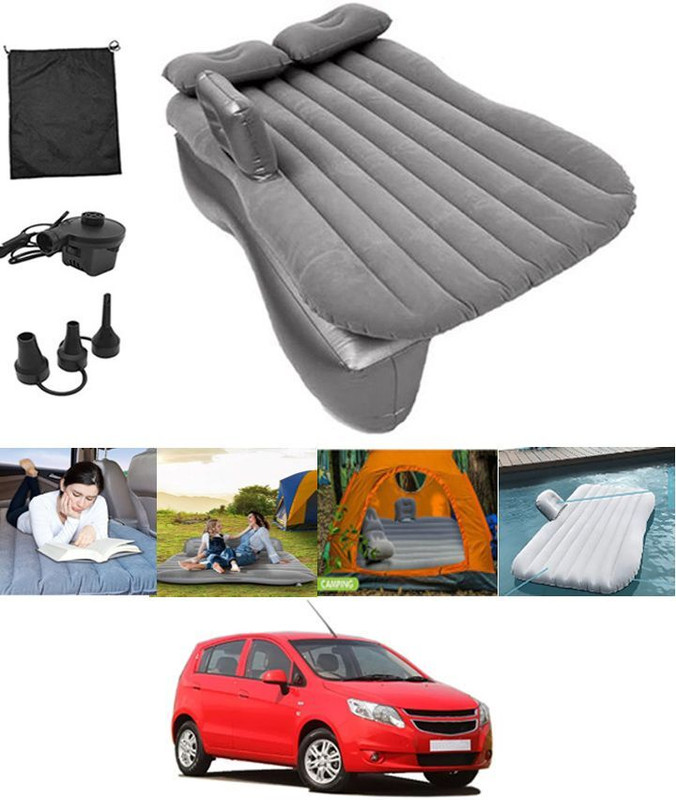 DHARU Grey Car Inflatable Mattress DRN154 Car Inflatable Bed(Sail UVA)