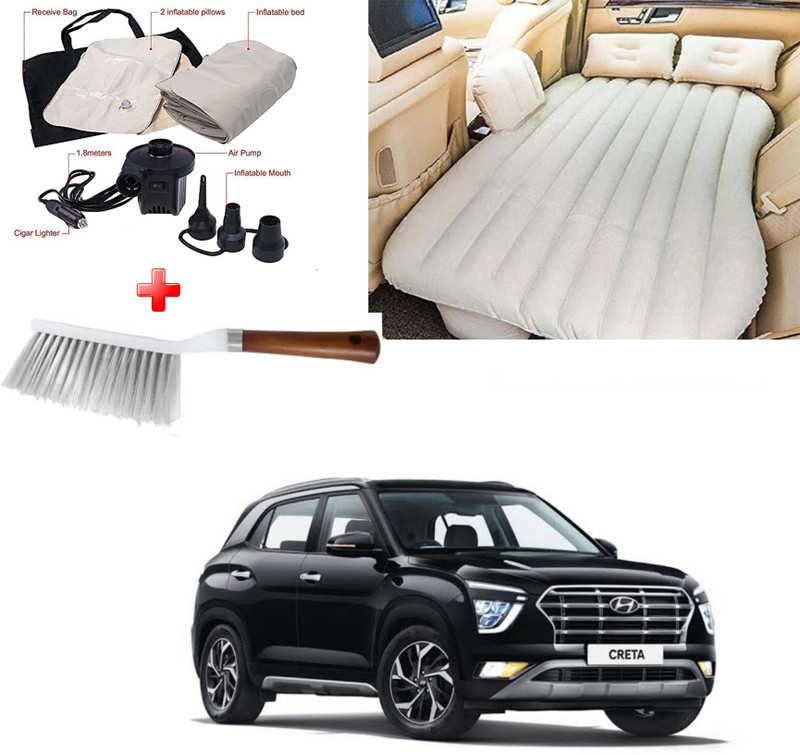Caysonz Car Inflatable Car Bed Mattress with Two Air Pillows Hyundai Creta Car Inflatable Car Bed Mattress with Two Air Pillows Hyundai Creta Car Inflatable Bed(Creta 1.6 E Plus)