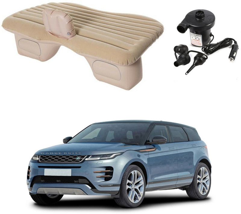 Oshotto Car Inflatable Bed Mattress with Two Air Pillows For Range Rover Evoque Beige Car Inflatable Bed