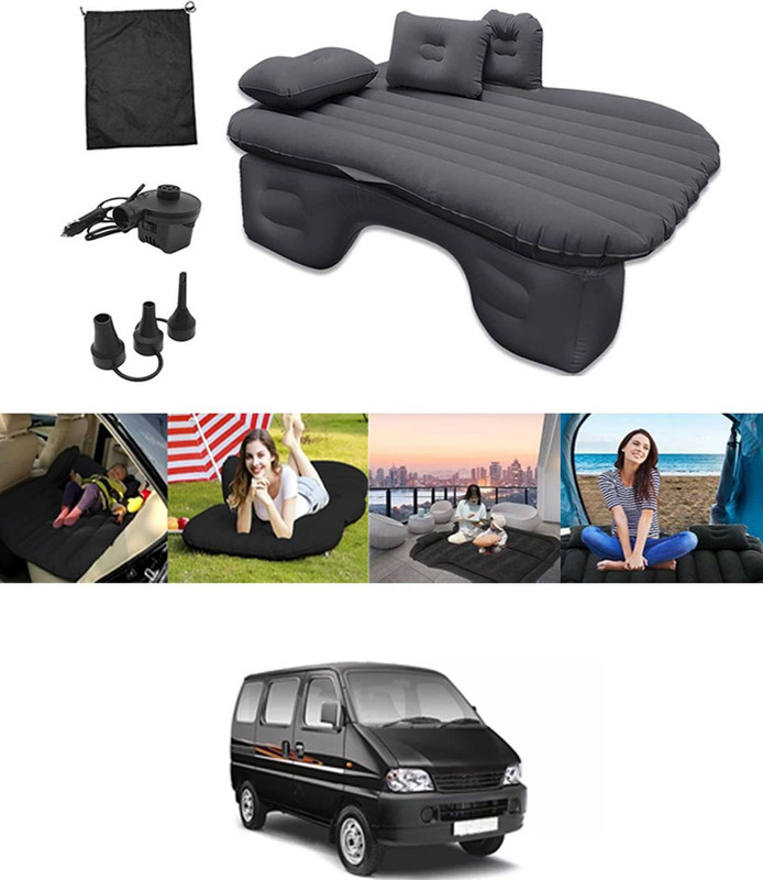 DHARU Premium Car Inflatable Bed-Black N1A69 Car Inflatable Bed(Eeco)