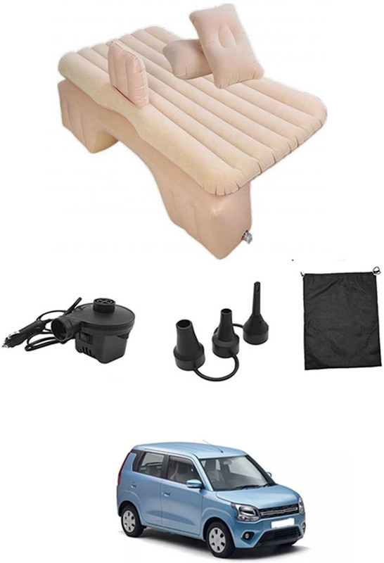 DHARU Premium Car Inflatable Bed-Beige N1A23 Car Inflatable Bed(WagonR)