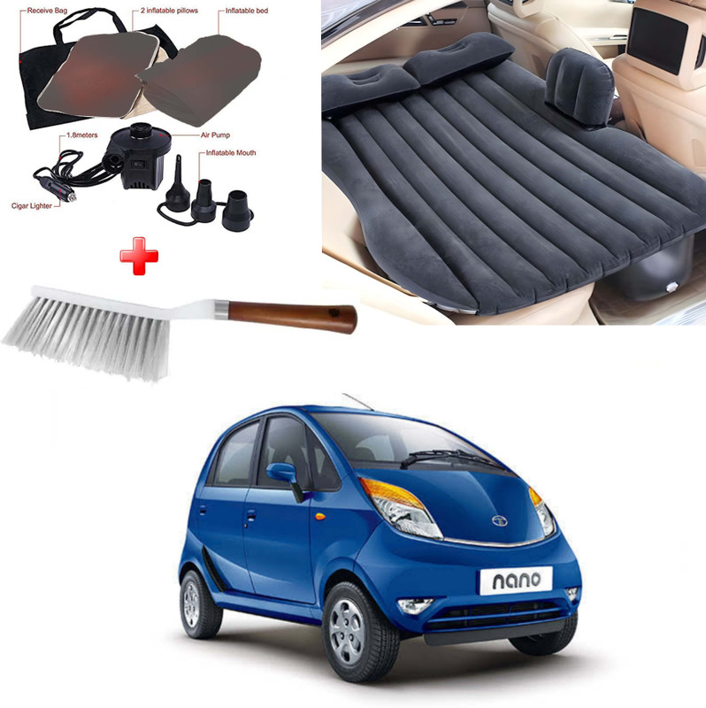 Caysonz Multifunctional Inflatable Car Bed Mattress with Two Air Pillows Tata nano 104 Multifunctional Inflatable Car Bed Mattress with Two Air Pillows Tata nano 104 Car Inflatable Bed(Nano)