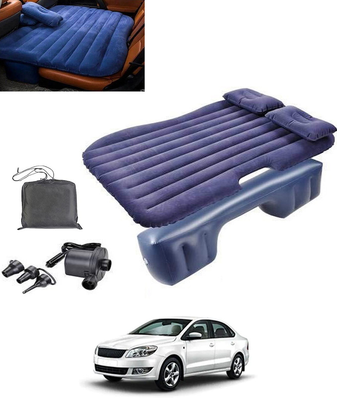MSNP Multifunctional Universal Blue Car Inflatable Bed Mettress With Air Pump-214 Multiuse Inflatable Blue Bed For Travel/outdoor Camping/Car/Home-214 Car Inflatable Bed(Rapid)