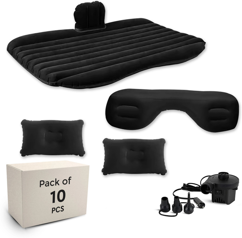 Robustt Multifunctional Inflatable Car Bed Mattress with Two Air Pillows Car Inflatable Mattress|Car Bed Mattress|Car Bed Travel Pack of 1 Car Inflatable Bed(Universal For Car)