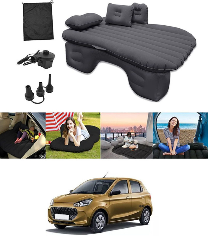 DHARU Premium Car Inflatable Bed-Black N1A65 Car Inflatable Bed(Alto K10)