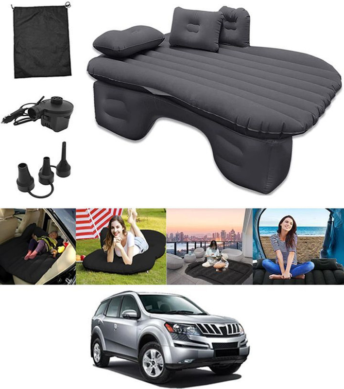 DHARU Black Inflatable-Bed DN107 Universal Fit Car Inflatable Bed Car Inflatable Bed(XUV 500)
