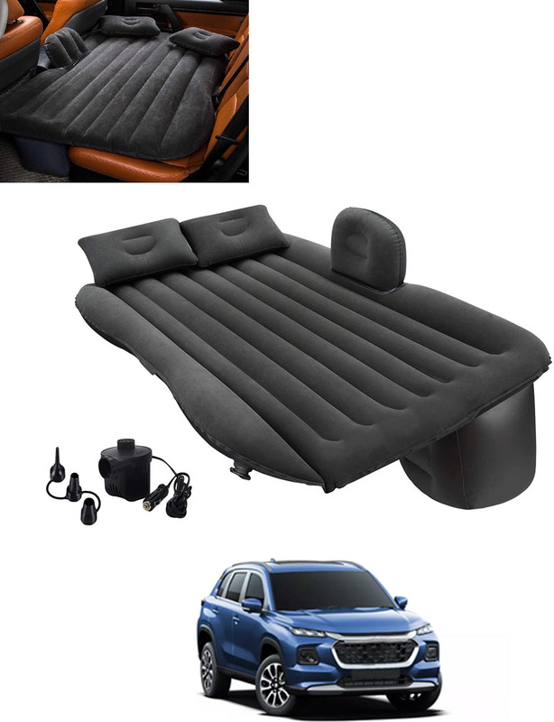 ABJD Multiuse Long-Lasting Inflatable Black Bed For Car/Home-126 Comfortable Universal Multipurpose Inflatable Black Bed For car-126 Car Inflatable Bed(Grand Vitara)