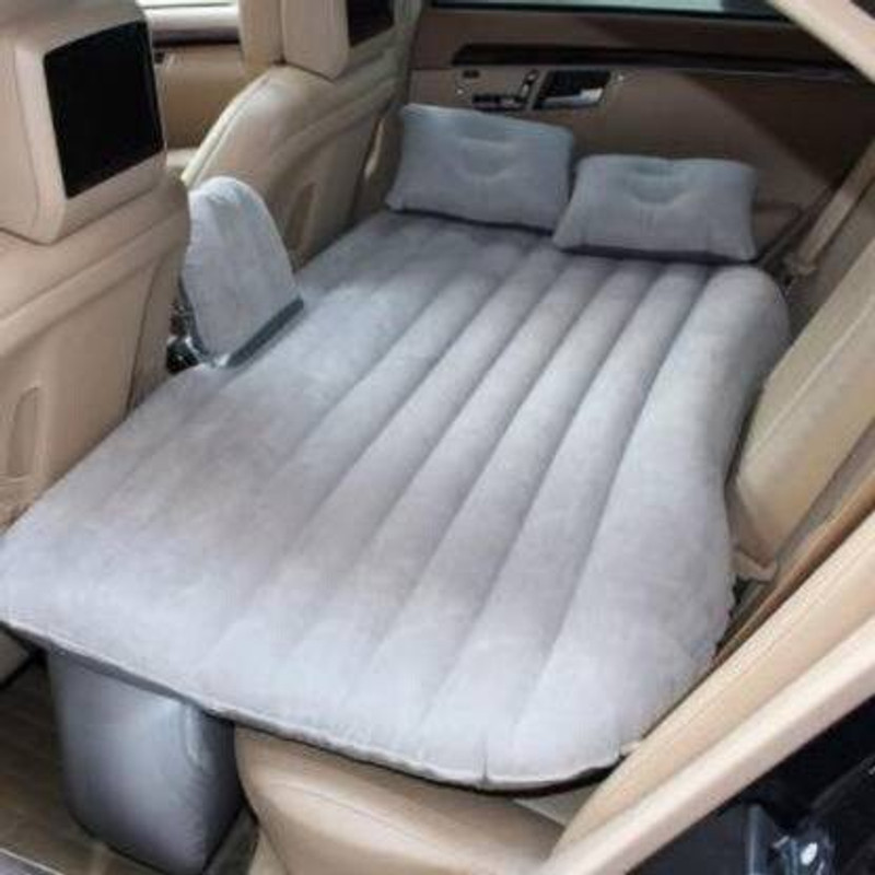 Reyansh Enterprise K024 Universal For All Car Inflatable Bed Two Pillows Travel Grey Color Edition Super Soft Cool Comfortable 5 In 1 Air Sofa Multipurpose Mattress Airbed Overnight er With Pump For Tourism Outdoor Camping Swimming Pool Car Inflatable Bed(Universal For Car)