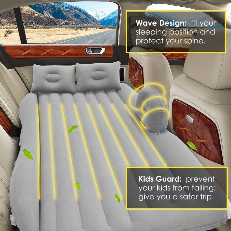 CHRTECH car bed 4155 Premium Finish & Waterproof Car Inflatable Bed(Universal For Car)