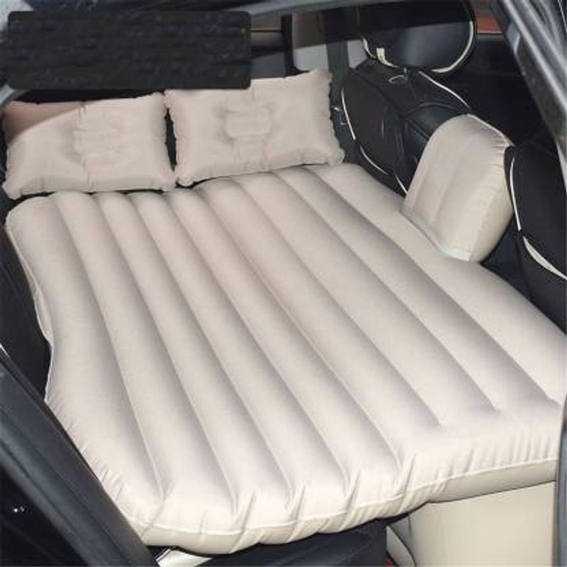 MENDAPARA SALES Car Inflatable Bed , Inflatable Car Air Inflatable Car Bed Mattress with Two Air Pillows, Car Air Pump and Repair Kit Car Inflatable Bed(Universal For Car)