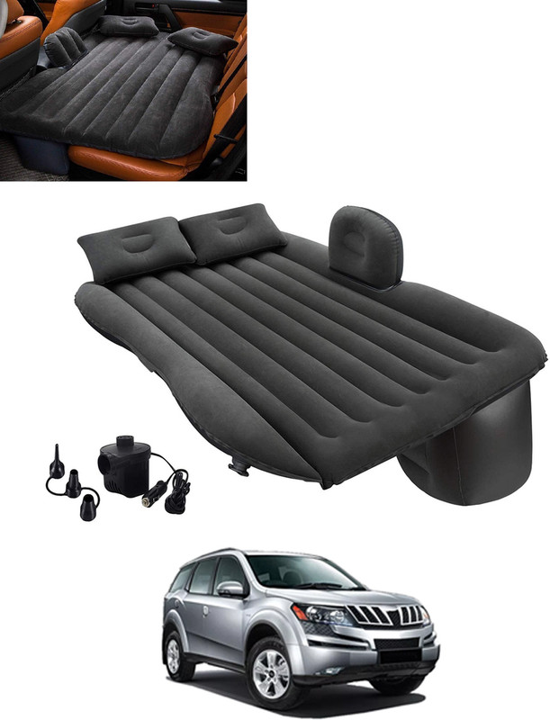 ABJD Multiuse Long-Lasting Inflatable Black Bed For Car/Home-321 Comfortable Universal Multipurpose Inflatable Black Bed For car-321 Car Inflatable Bed(XUV 500)
