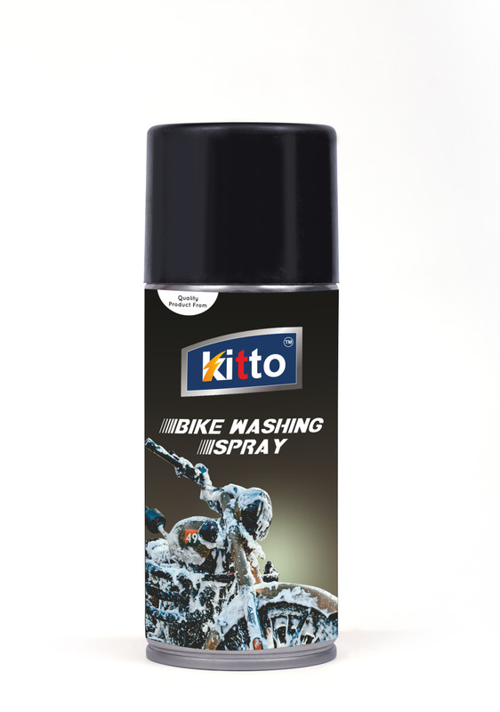 kitto Bike Foam Spray Cleaner for Exterior Parts Quickly Foaming Vehicle Glass Cleaner Bike Polish for shining Spray - Bike Cleaning Spray Vehicle Interior Cleaner(150 ml)