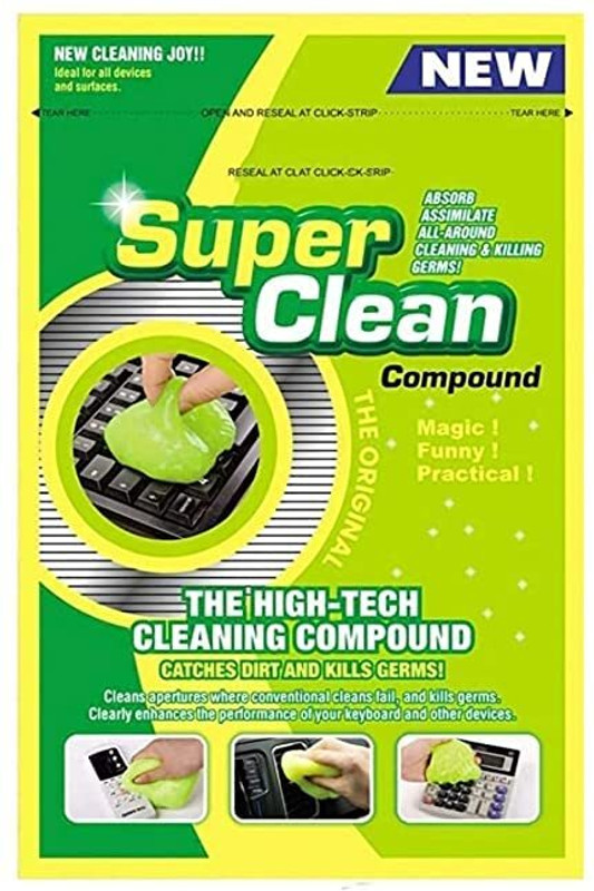 SIAGO Multipurpose Car AC Vent Interior Dust Cleaning Gel Jelly for Computers, Laptops, Mobiles(Universal Car Interior, Keyboard, PC, Laptop,Cleaning Kit)