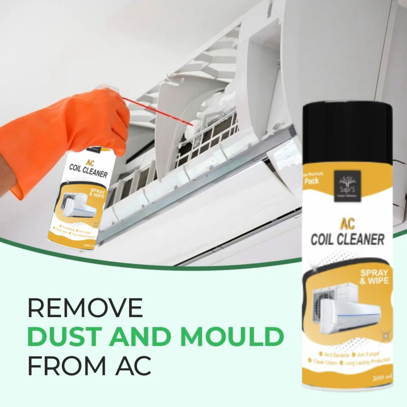 SAPI'S ACcoil_with_microfiberCloth ACcoil_with_microfiberCloth Vehicle Interior Cleaner(500 ml)