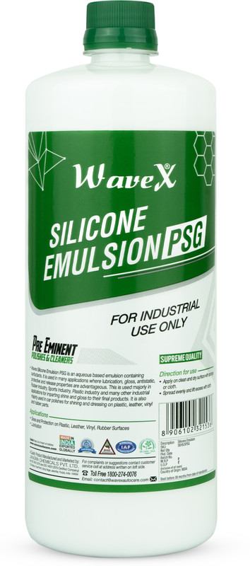 Wavex ® Silicone Emulsion SEPSG 1Ltr | All Purpose Universal Polish SEHS1K-fks Vehicle Interior Cleaner(1 L)