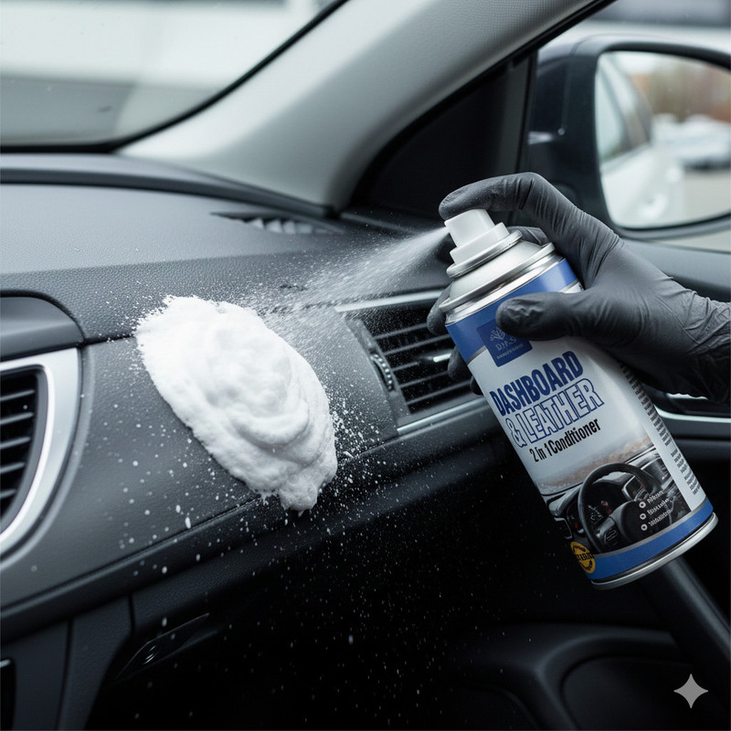 SAPI'S Dashboard & Leather 2in1 Conditioner Dashboard and Leather Safe Interior Care Conditioner 150ml Vehicle Interior Cleaner(150 ml)