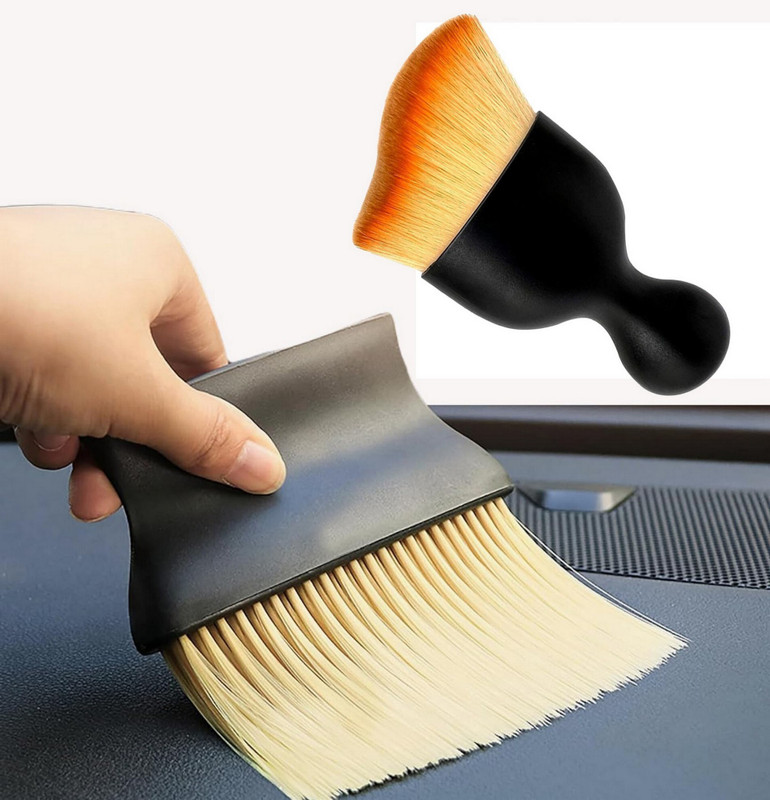 RBGIIT Car Interior AC Vents Cleaning Brush Combo 2 Pcs Pack Detailing Soft Brush K1 Car Ac Cleaning Brush & Car Interiar Cleaning Brush -8 Vehicle Interior Cleaner(20 g)