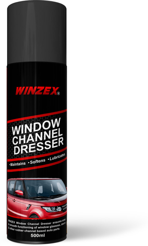 Winzex Window Channel Dresser Spray ( Plastic & Rubber Care ) 500ML Vehicle Interior Cleaner(500 ml)