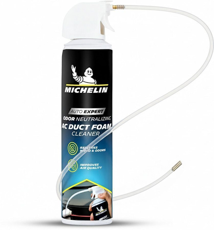 MICHELIN ODOR NEUTRALIZING AC DUCT FOAM CLEANER 5433 Vehicle Interior Cleaner(350 ml)