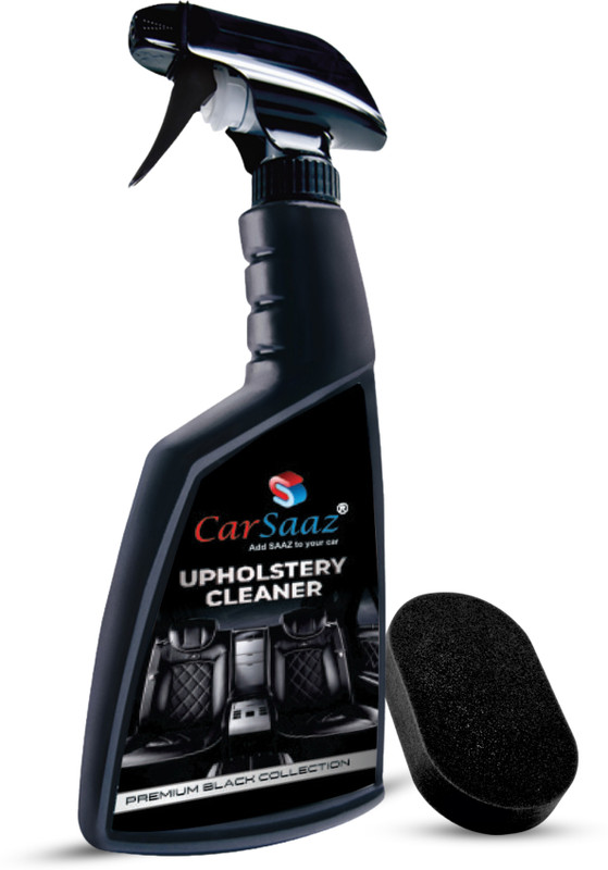 Carsaaz Upholstery & Carpet Cleaner with Applicator Pad for Car Roof Fabric, Seats & Mats, Vehicle Interior Cleaner(380 ml)