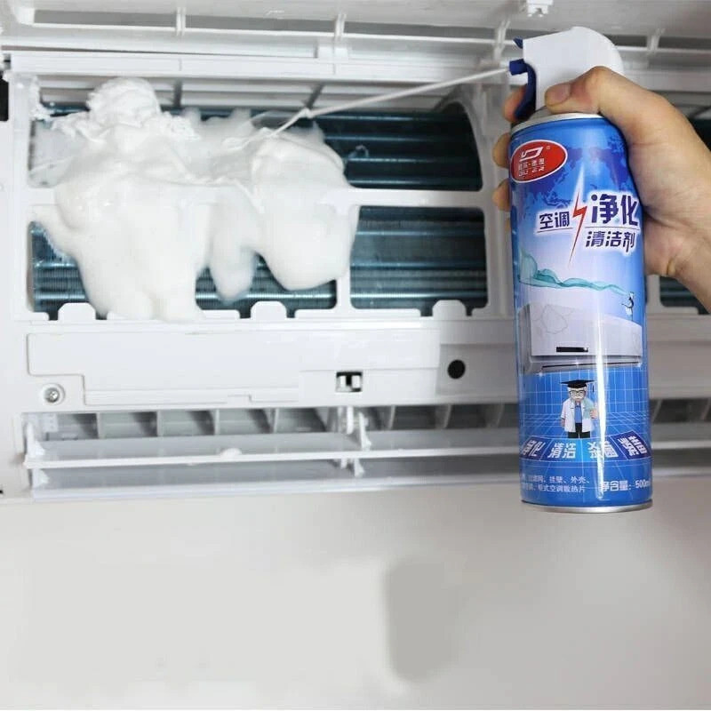 FLOSTRAIN foam cleaner 1pcs car air conditioner foam cleaner Auto ac condensor cleaner (500ml) Vehicle Interior Cleaner(500 ml)