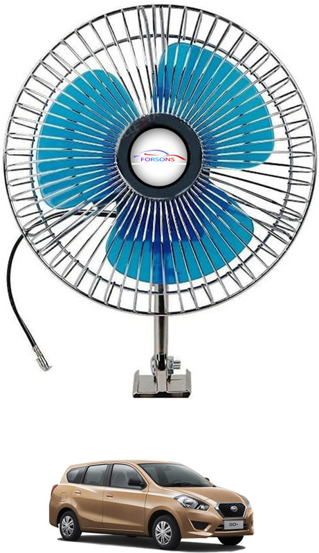 Ajeetech 100% Pure Copper Motor 12V DC Electric Fan For Auto/Car/Bus/Truck (MN-129) Car Interior Fan(12 V)