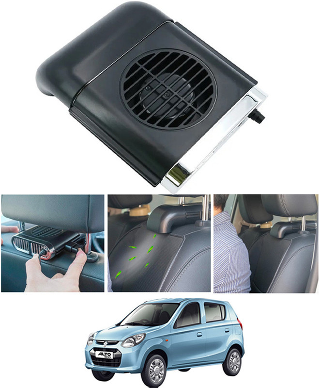 AYW 5V/3 Speeds,USB & 4 Clamps Vehicle Seat Fan With Head Restraint,High Airflow-11 Car Interior Fan(5 V)