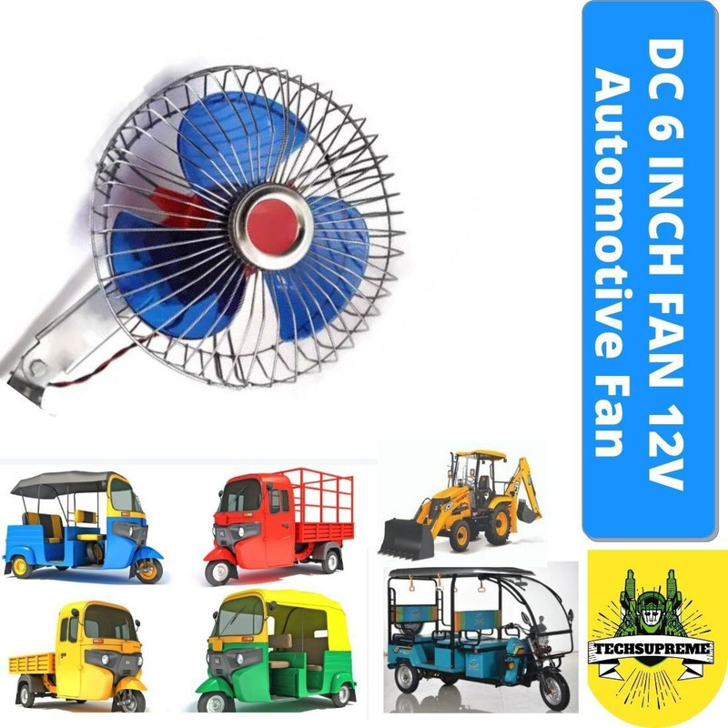 Zinzo auto DCFan6Inch12VCar/Truck/Auto special interior fan Car Interior Fan(12 Hz)
