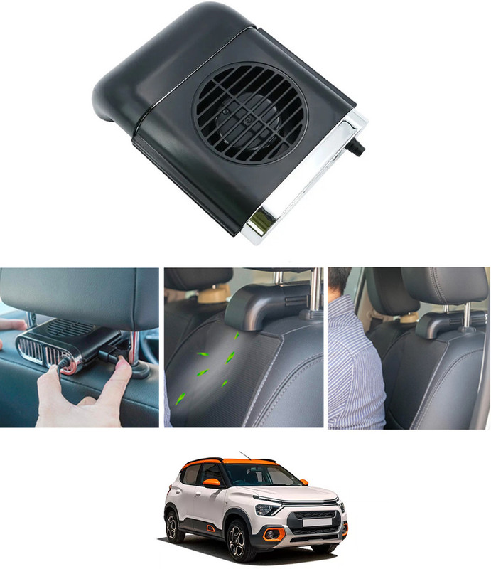 monolive Universal 5V Waterproof Portable/Cooling F405 Black Seat Fan For Vehicle-44 Car Interior Fan(5 V)