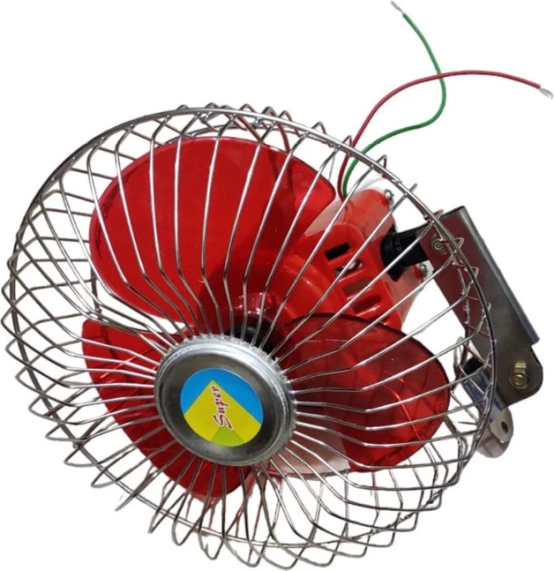 Zinzo 100% Copper Winding 12V DC Universal Fan For Auto/Bus/Car/Truck MN382 Car Interior Fan(20 Hz)