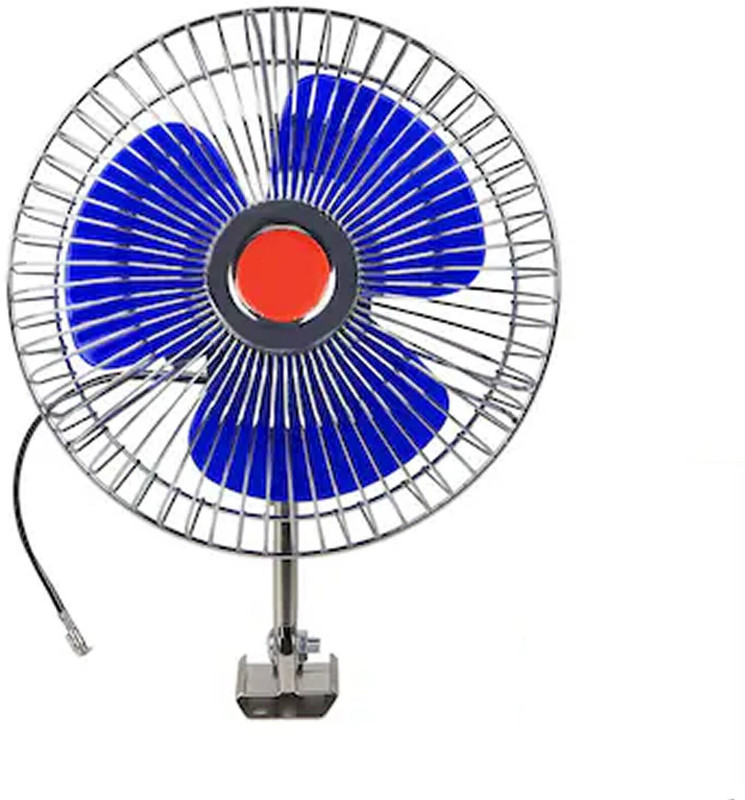 Ajeetech DC 12V Univarsal DC fan Mini size 6-inch for Car fan, Truck, Home, Kitchen, Office_ Car Interior Fan(12 V)