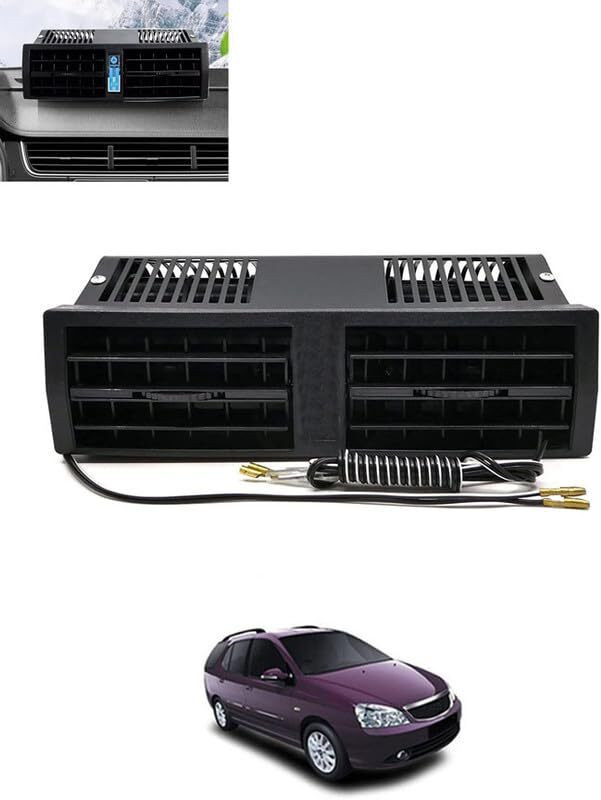 FieryFrost Good Jet Air Car Fan With Two Wind Blowers & Fitted Universally Car Dashboard Car Interior Fan(12 V)