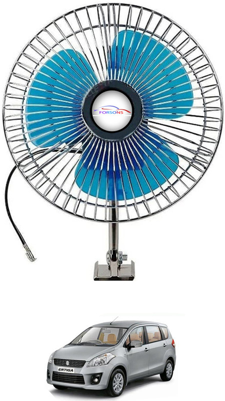 Ajeetech 100% Pure Copper Motor 12V DC Electric Fan For Auto/Car/Bus/Truck (MN-253) Car Interior Fan(12 V)