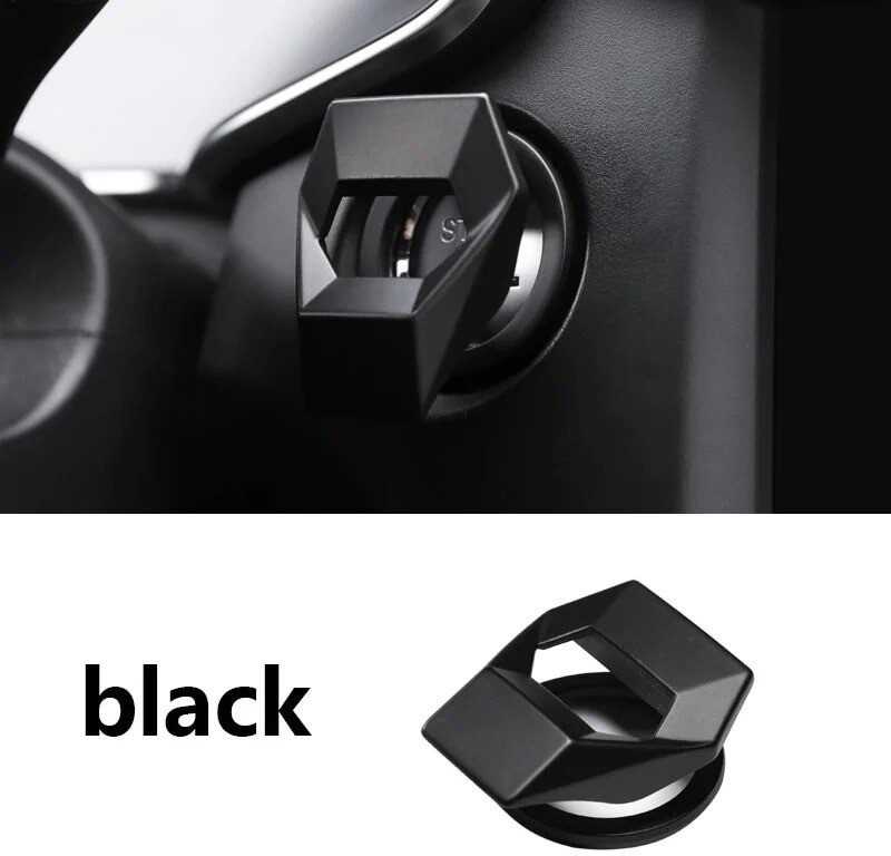 SRPHERE Push Button Sticky Cover Car Black Car Inverter