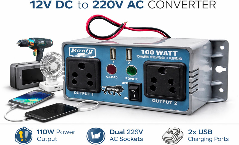 TECH-LOBBY Mini Inverter For Automobiles Use Car Inverter