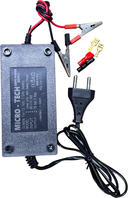 Creative Tech 14V 2A SMPS Power Adaptor – 12V UPS, Car & Bike Battery Fast Charger Car Inverter