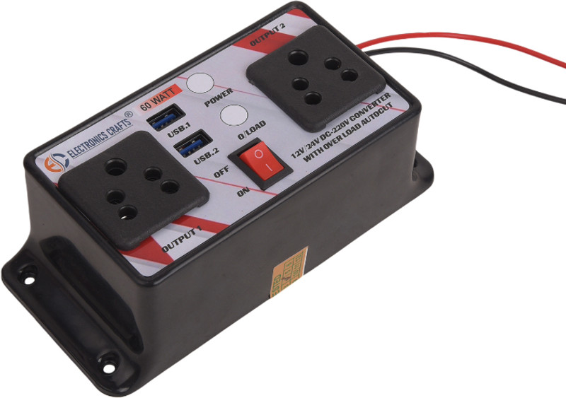 Neption 12 volt DC to AC Converter 60 W , mini invertr circuit Electronic Components Electronic Hobby Kit