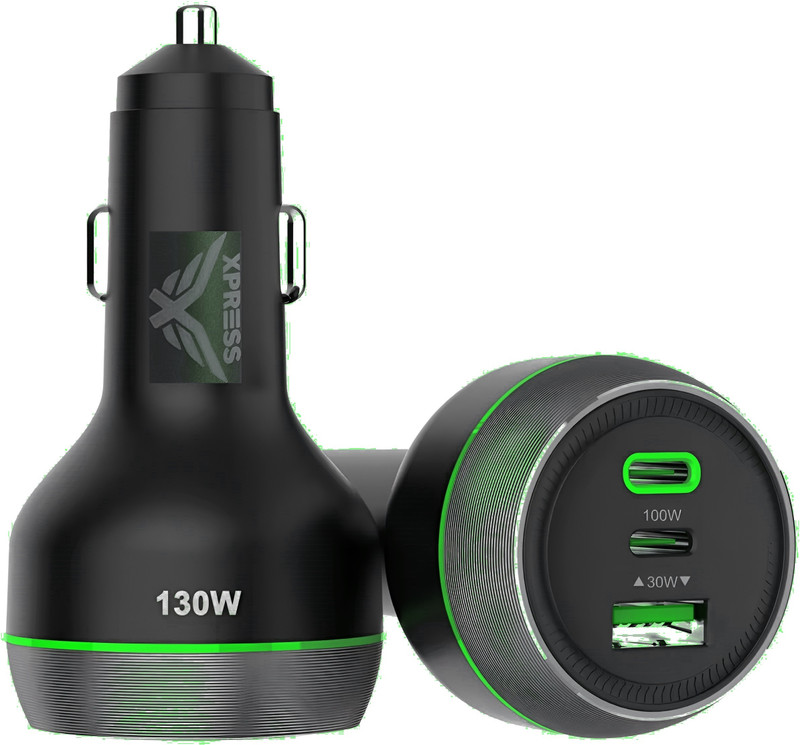 XPR3SS 120W Type-C QC3.0 Quick Laptop Car PD3.0 Type C Cigarette Lighter Charger Car Laptop Charger(DC)