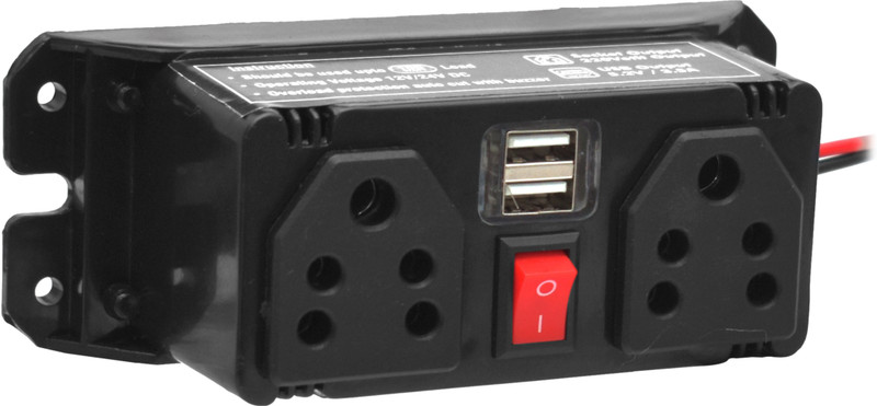 YASH AUTO ELECTRICALS Mini converter with car adpater (BLACK) WITH DUAL USB PORT Car Laptop Charger(DC)